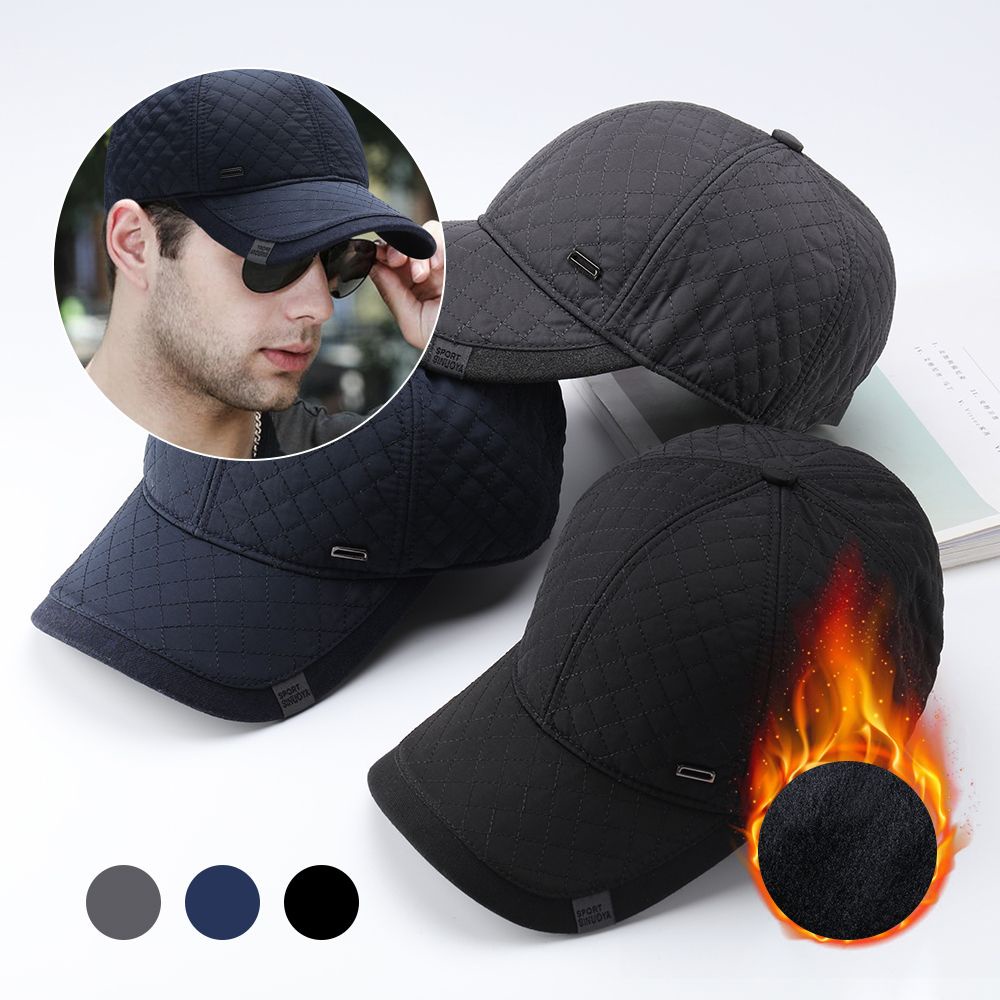 Mũ lưỡi trai thể thao dày dặn giữ ấm mùa đông MIHAN1 cho nam và nữ trung niên