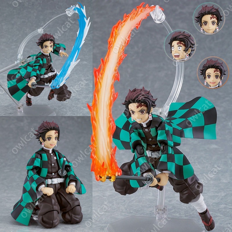 Mô Hình Nhân Vật Demon Slayer Tanjiro Nezuko  14cm Action Figure #498-DX #508-DX Anime Kimetsu No Yaiba Figurine Kamado PVC Packed in Box Model