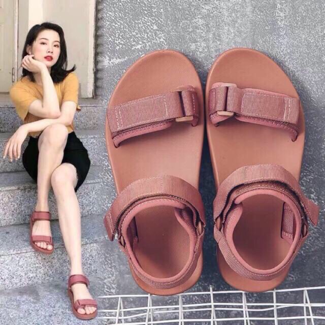 Sandal quai hậu nữ