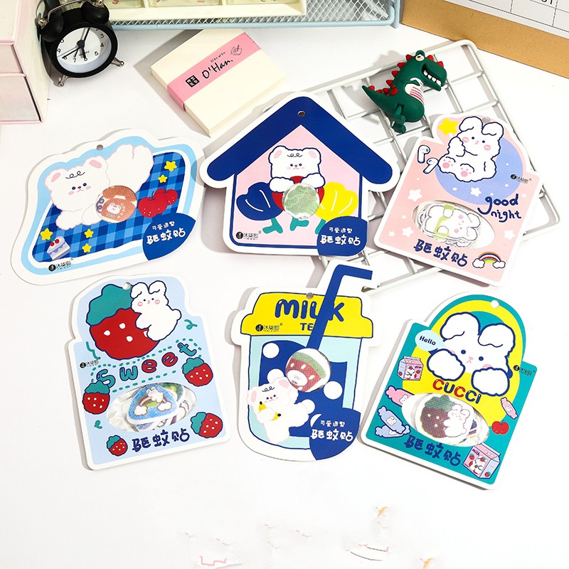 Set miếng dán sticker decal sổ vở hình nước trái cây chất liệu vải Tom House ST32