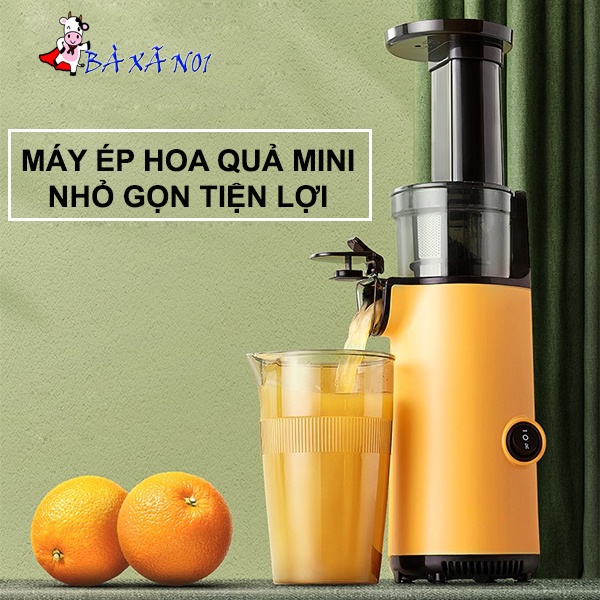 Máy ép chậm mini - máy ép trái cây hoa quả tốc độ chậm tiện lợi khi mang đi du lịch đi công tác