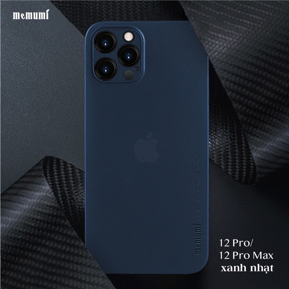 Ốp lưng [SIÊU MỎNG BẢO VỆ CAMERA] iPhone 12/ 12 Pro/ 12 Pro Max/ iPhone 13/ 13 Pro/ 13 Pro Max hiệu Memumi