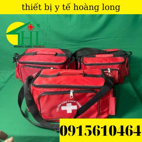 Túi Cứu Thương Màu Đỏ Cỡ Nhỏ 23x15x15cm - Túi Y Tế