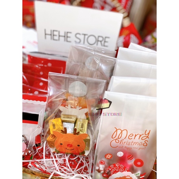 SOCOLA GIÁNG SINH KISSES HERSHEY’s FERRERO tách lẻ kèm túi Noel