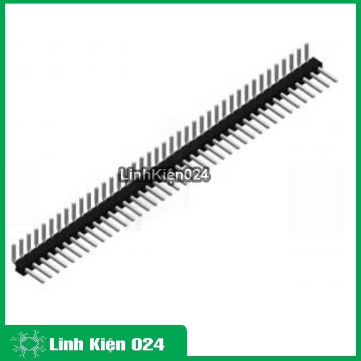 Bộ 10 Thanh Jump Đực Đơn 1x40P 2.54mm ( Đen )