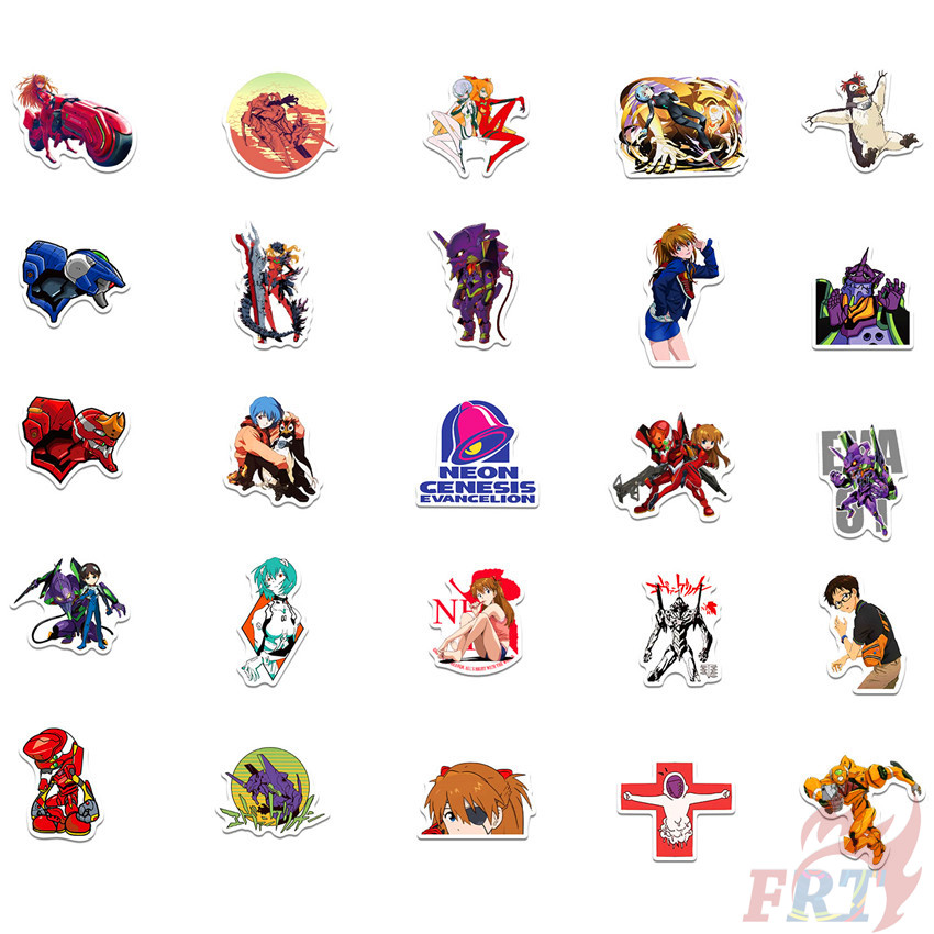 ❉ NEON GENESIS EVANGELION - Series 03 Anime EVA Ayanami Rei Stickers ❉ 50Pcs/Set Waterproof DIY Fashion Decals Doodle Stickers