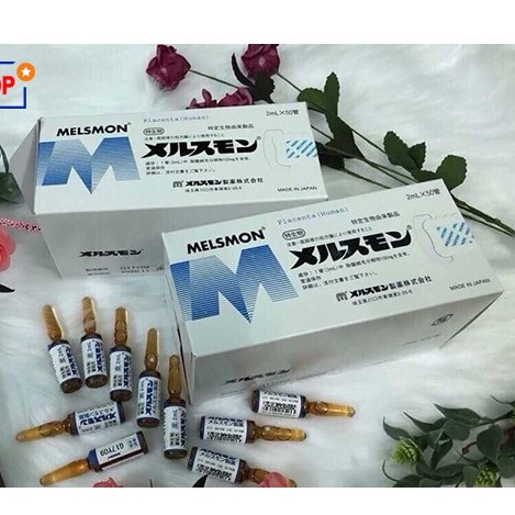 Hộp 50ố tbg Melsmon Placenta (Human) Nhật