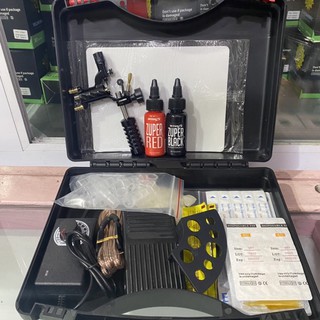 Combo 1 máy xăm Rotary Dragonfly kèm 2 mực xăm lên da 799k