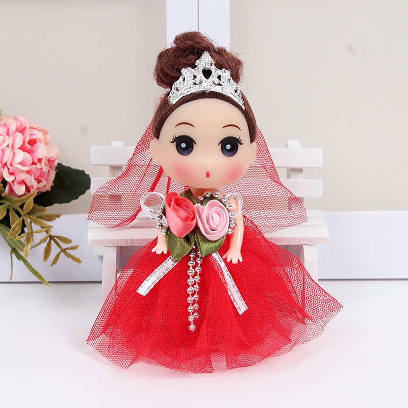 búp bê trang trí bánh kem [MIỄN SHIP❤️] búp bê chibi vương miện dễ thương