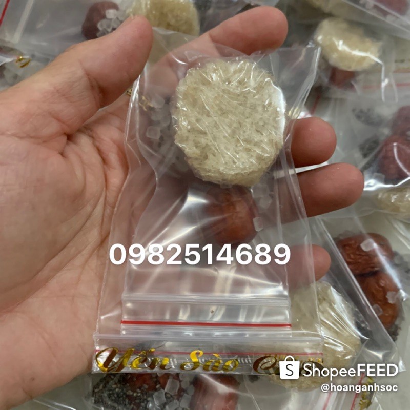 5g tổ yến tươi sấy khô-set yến viên baby tiện lợi+[táo đỏ, hạt chia+đường phèn] | BigBuy360 - bigbuy360.vn