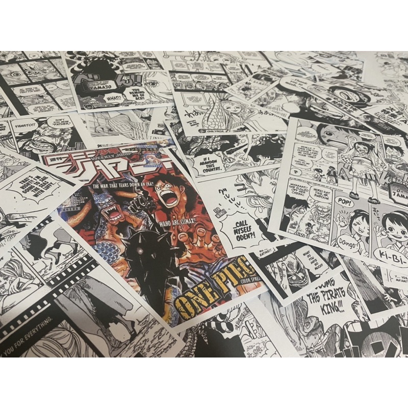 COMBO 50 TỜ có keo dán MANGA WALL