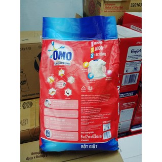 OMO BỘT GIẶT 9KG CHUYÊN DỤNG cho máy cửa trên, cửa trước, giặt tay 9 kí