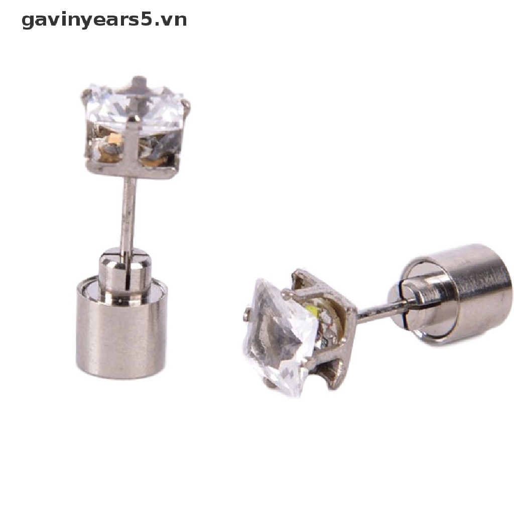 1 Đôi Bông Tai Hình Vương Miện Có Đèn LED Phát Sáng