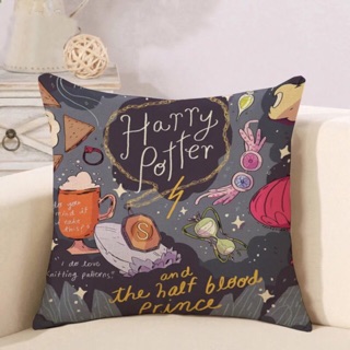 Vỏ gối tựa Hogwarts vải siêu đẹp