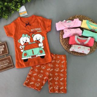 Combo 3 Bộ mặc nhà ngắn cho bé