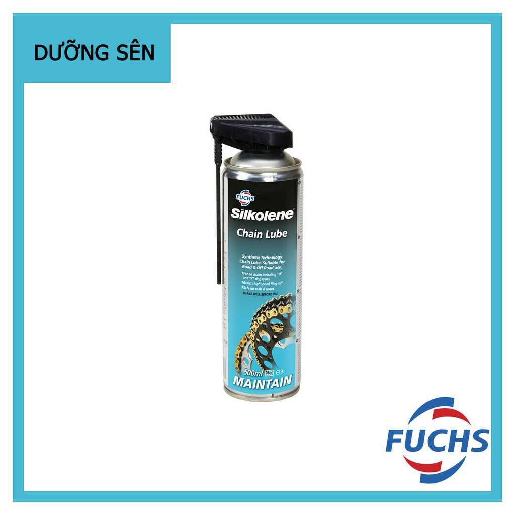 Dưỡng sên Fuchs Silkolene Chain Lube 500ml