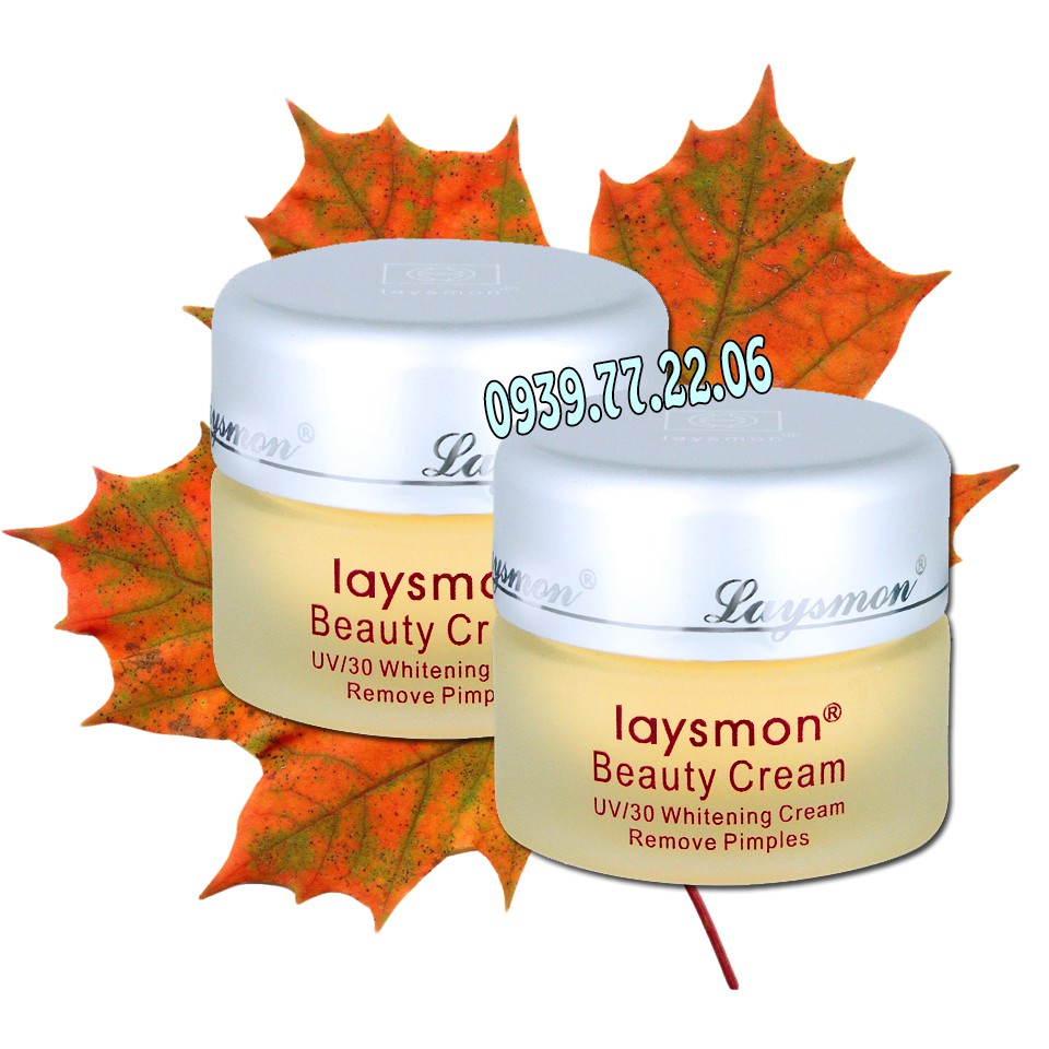 (Mua hủ to tặng hủ nhỏ) Kem trắng da Laysmon Beauty Cream UV30