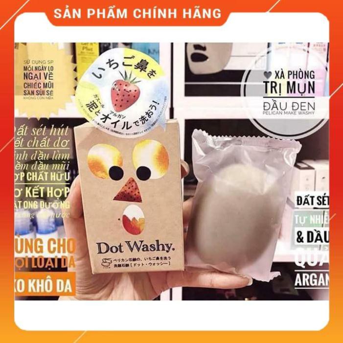 [Hàng chuẩn Auth]  Xà phòng làm baymụn đầu đen Nhật Pelican Dot Washy