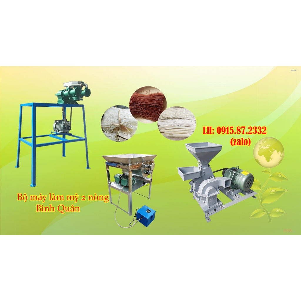Bộ máy làm bún-mỳ-phở khô Bình Quân