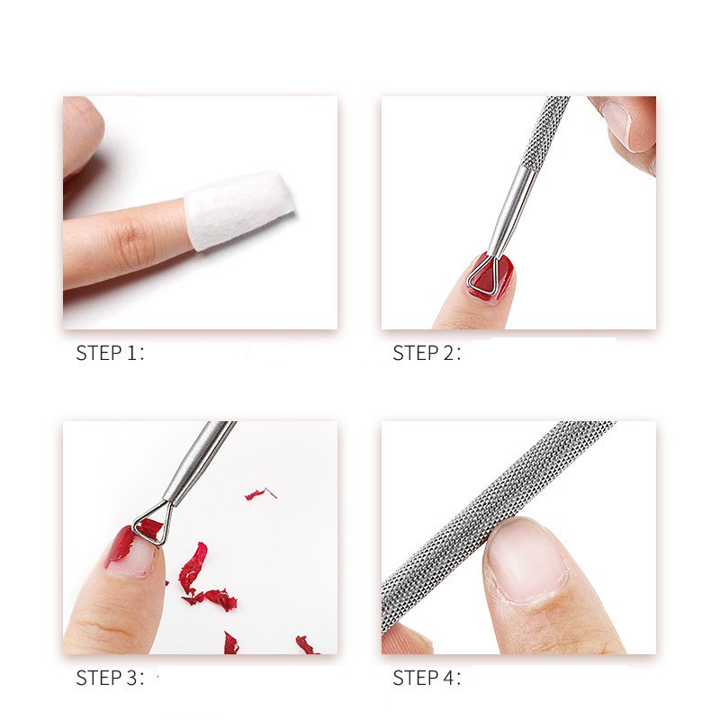 Cây phá gel móng cây cạo gel cây cạo sơn gel loại inox phụ kiện nail giá rẻ NAIL SUZY