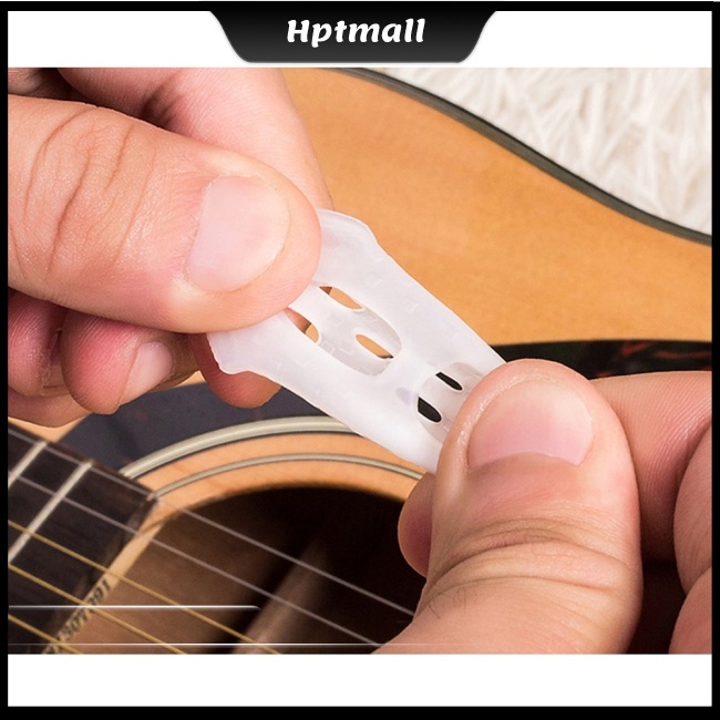 Set 5 Vỏ Bọc Ngón Tay Chống Trượt Giúp Giảm Đau Chơi Đàn Ukulele/Guitar Điện