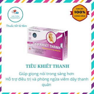 Tiêu khiết thanh - hỗ trợ giảm các triệu chứng viêm đường hô hấp