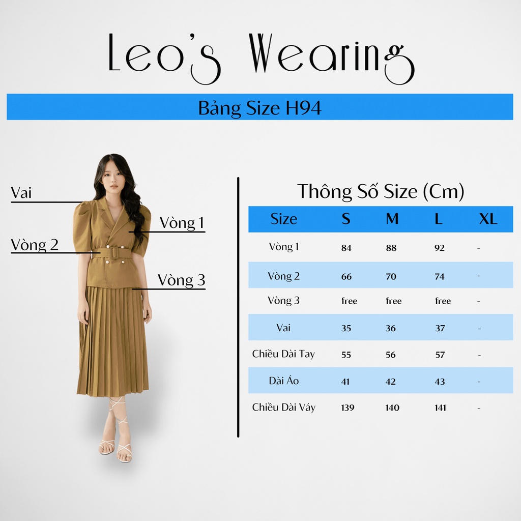 Bộ Jumsuit áo 2 dây liền quần ống rộng kèm áo khoác màu nâu LEOSWEARING Chất lụa trượt mềm mặc văn phòng đi tiệc H94