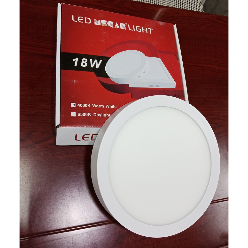 Đèn Led ỐP Trần 18W Tròn Lắp Nổỉ