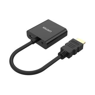 Cáp chuyển HDMI to VGA hiệu Unitek có audio