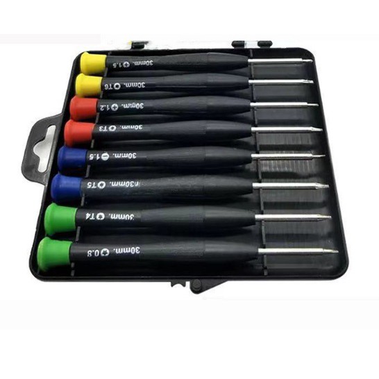 - V11 -  Bộ 8 cây vít đa năng đầu Xịn - bộ tua vít sửa điện thoại ,xe hơi ,máy tính ,vật dụng trong nhà