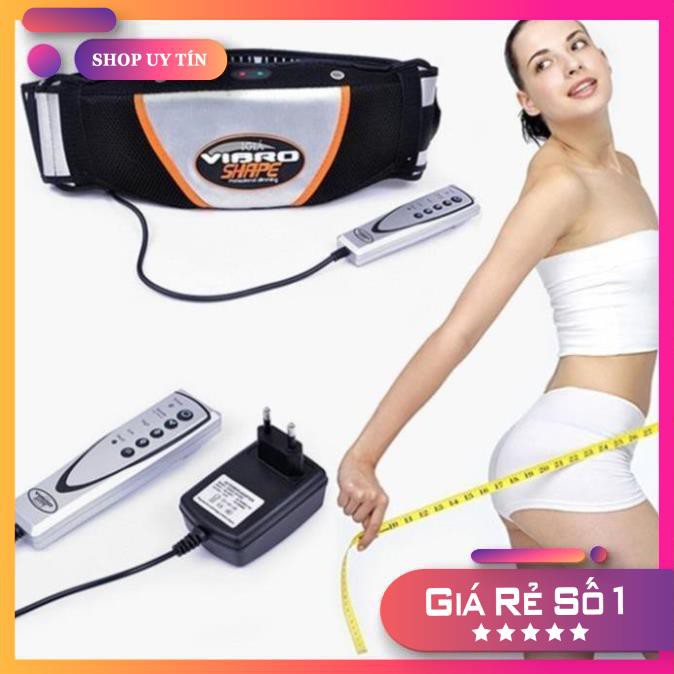 [Hàng Cao Cấp] Đai bụng Massage rung mạnh giảm mỡ Vibro Shape