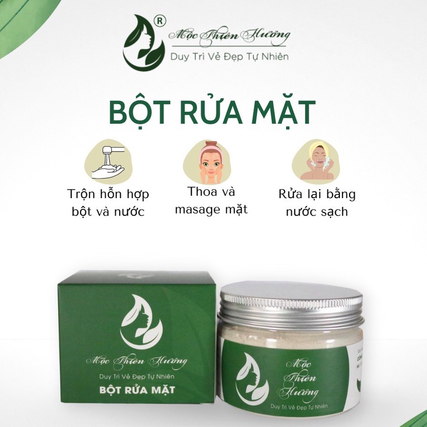 BỘT RỬA MẶT THẢO DƯỢC MỘC THIÊN HƯƠNG - CHAVA COSMETIC