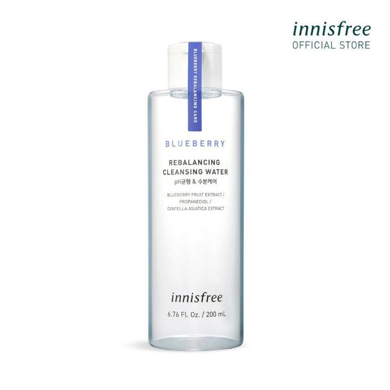 Nước tẩy trang innisfree Blueberry Rebalancing Cleansing Water 200ml