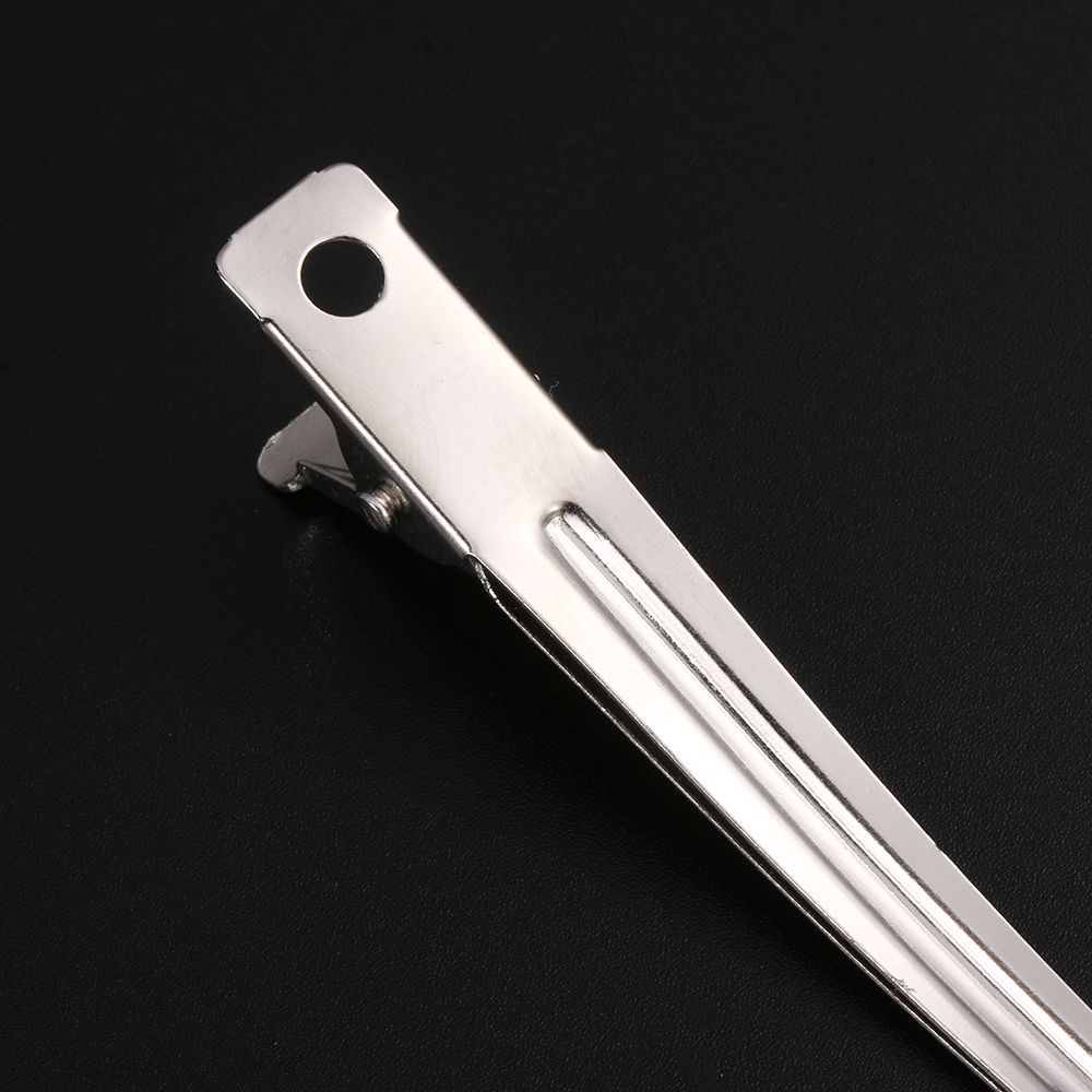 [Hàng mới về] Set 12 kẹp tóc mỏ vịt bằng thép không gỉ chuyên dụng cho salon và tại nhà