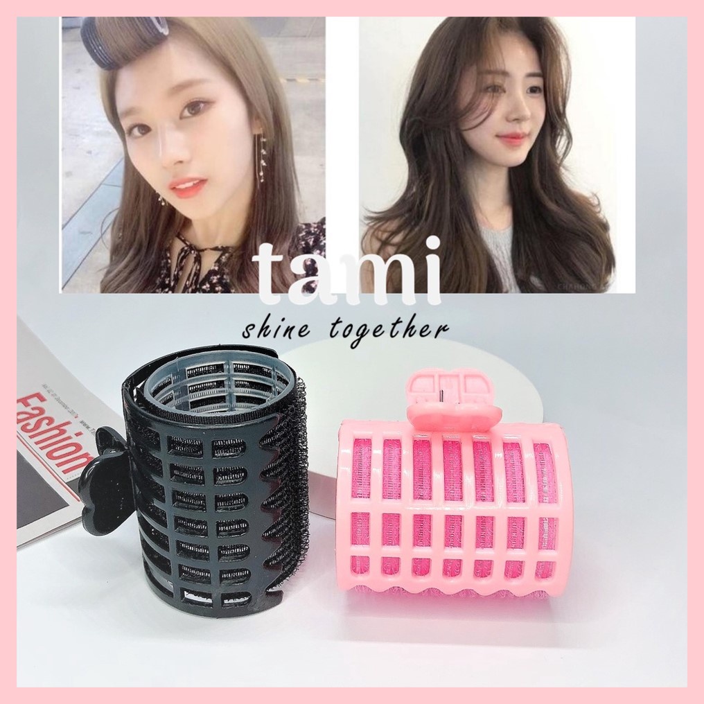 Lô cuốn tóc tự dính cuốn tóc Hàn Quốc tạo kiểu mái cúp, mái bay loai CAO CẤP - Có gấp