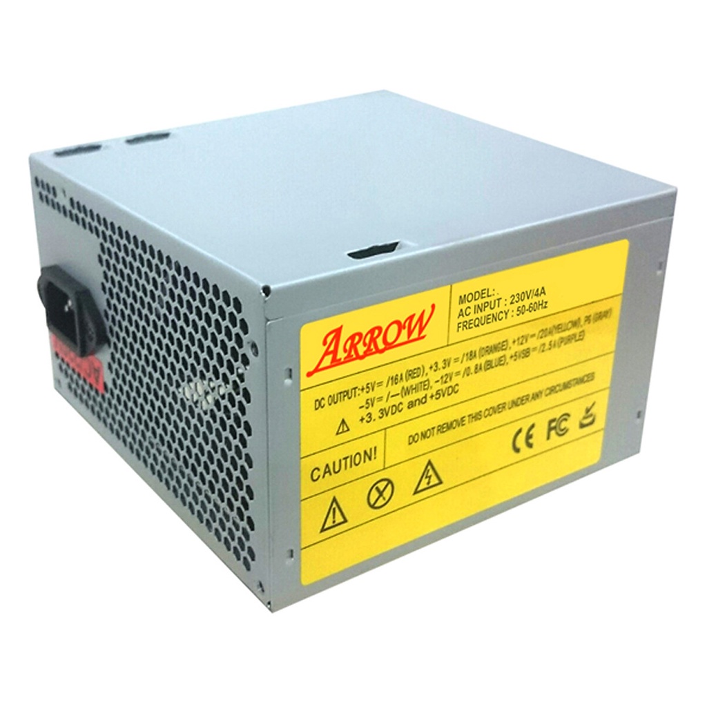 Nguồn ARROW 650W Renew. Vi Tính Quốc Duy