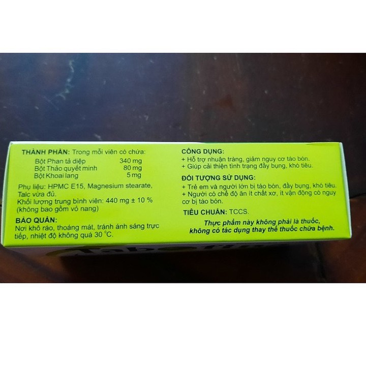 Viên Uống Tabofina Hộp 30 Viên - Hỗ Trợ Nhuận Tràng Giảm Táo Bón - Coastlinecare Pharmacy