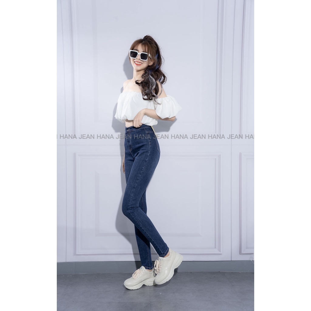 Quần Jean Nữ Skinny Siêu Cao Rách Kiểu ULZZANG Hình Ảnh Tự Chụp