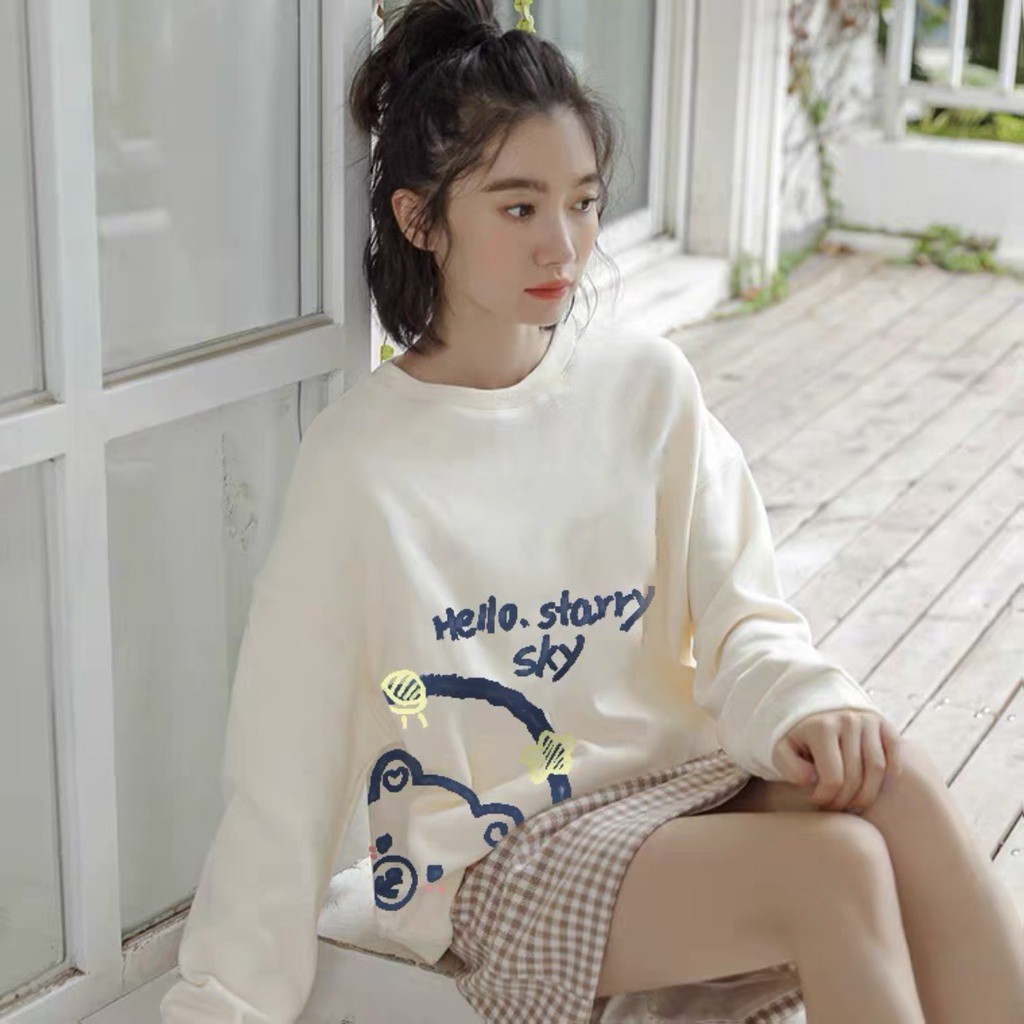 Áo Sweat Nỉ Hình Gấu | BigBuy360 - bigbuy360.vn