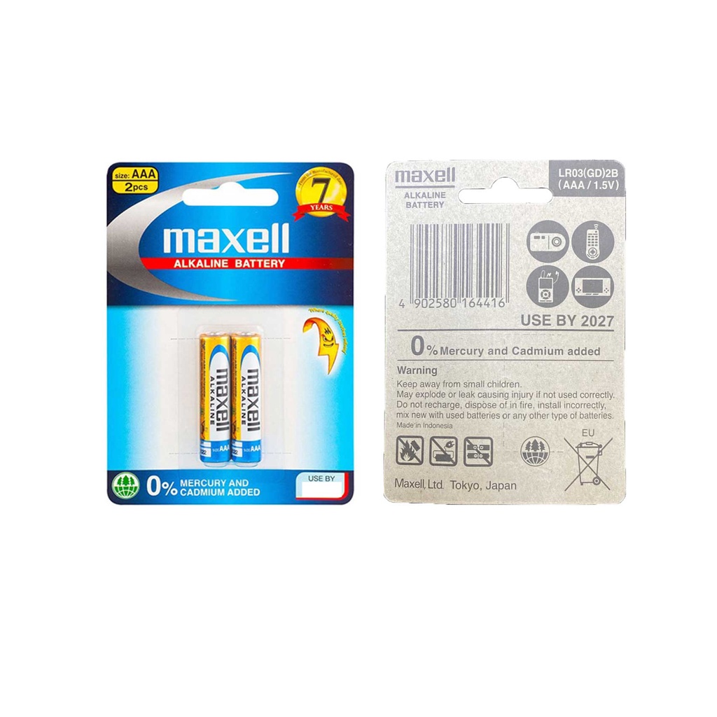 pin aaa maxell alkaline 20 viên