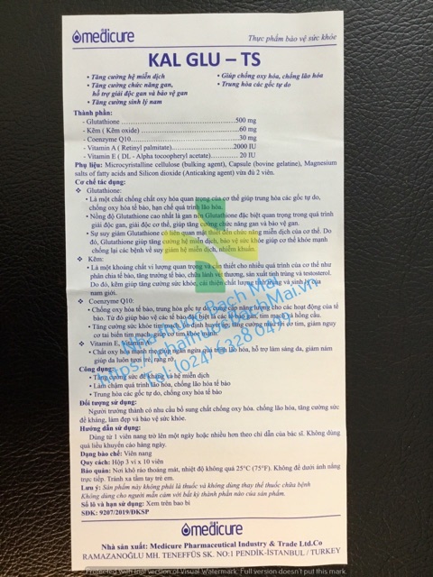 KAL GLU- TS 30 viên | BigBuy360 - bigbuy360.vn