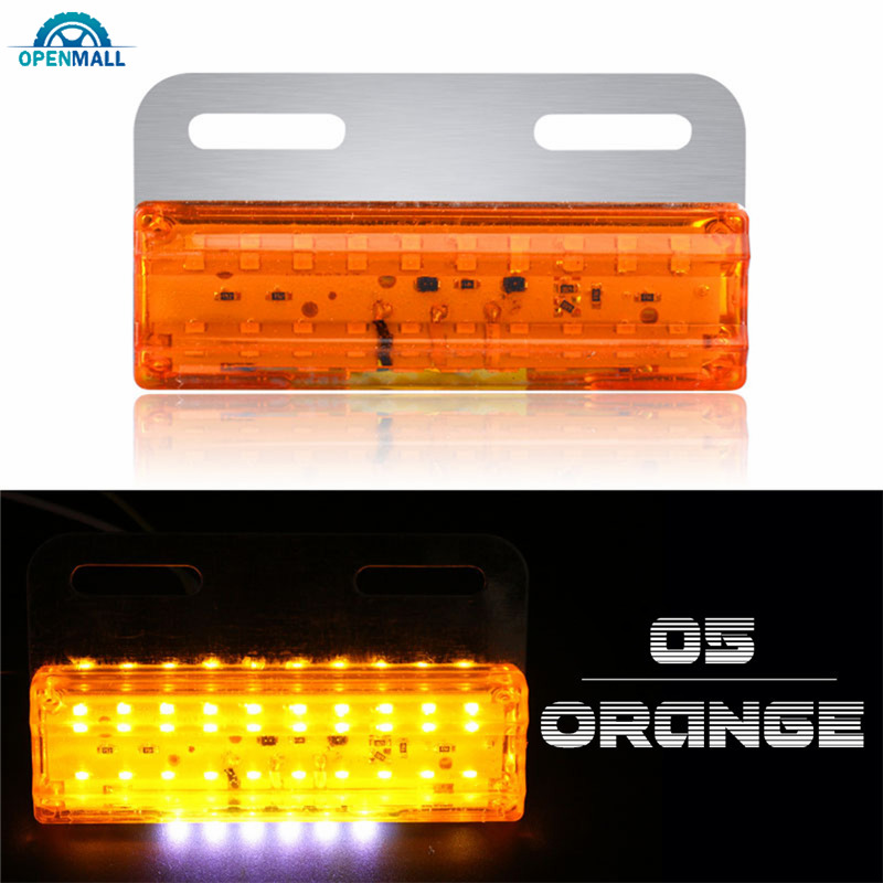 Đèn LED đánh dấu 24 bóng gắn bên hông xe tải / xe hơi