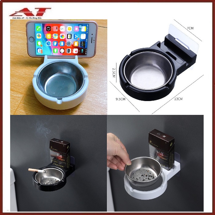 Gạt tàn thuốc gắn tường tiện dụng