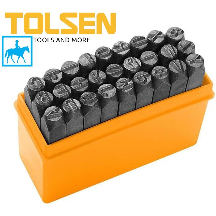 TOLSEN Bộ Đóng Chữ 27 Chữ Từ A Tới Z 3mm 25101