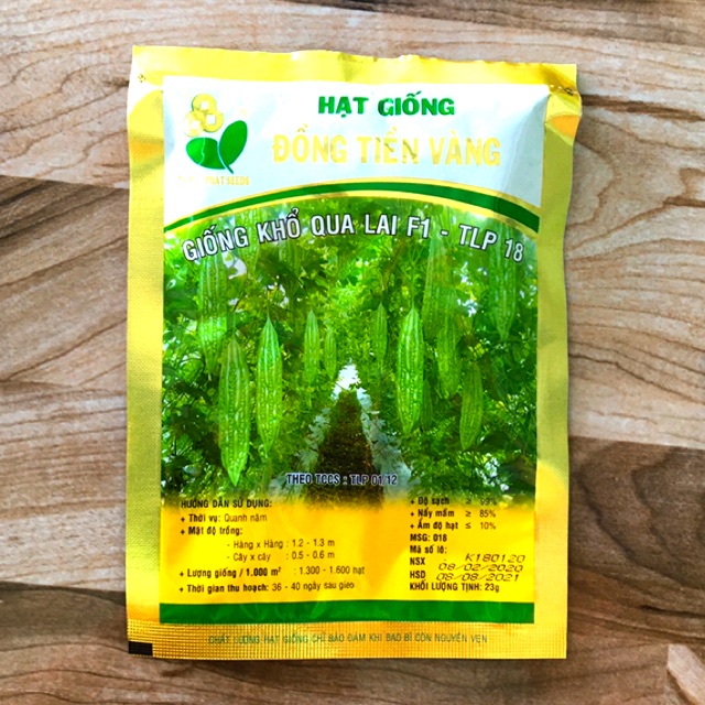 Hạt giống Khổ qua Đồng Tiền Vàng TLP 18 - Gói 23g