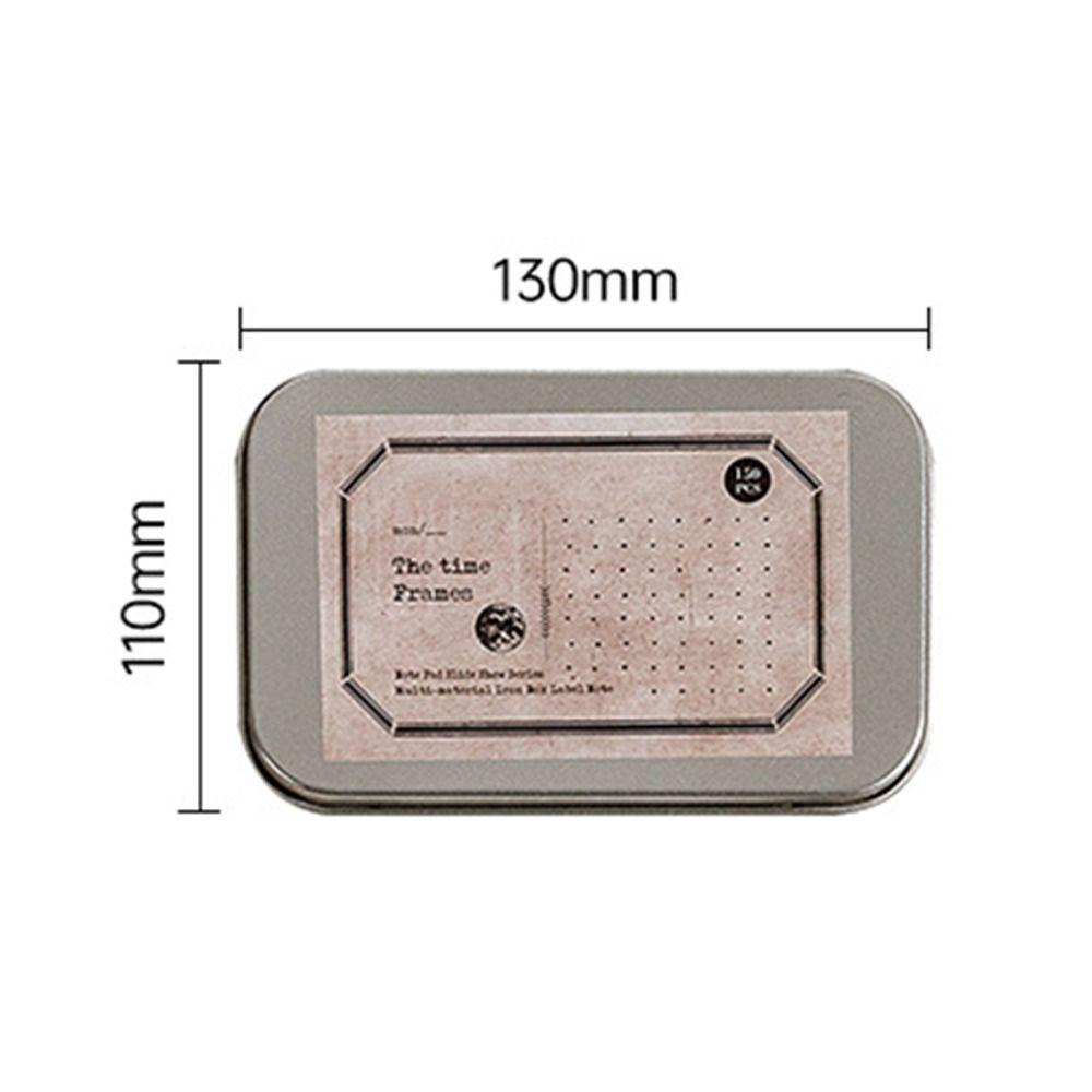 CHOOKEY Hộp Sắt Đựng Thẻ Tin Nhắn Phong Cách Vintage