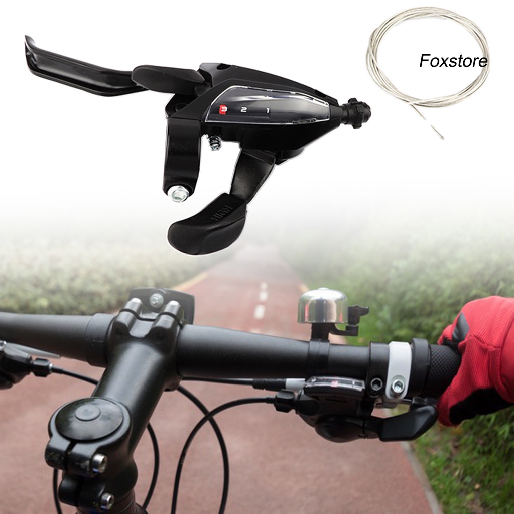 【FS】EF500 Trigger Shifter Single 3/7/8 Left Speed Corrosion Resistant ABS Sensitive Derailleur Bike Brake for MTB