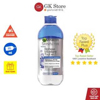 Tẩy Trang Dạng Dầu Dành Cho Da Trang Điểm Chuyên Nghiệp - Garnier Skinactive Biphase Micellaire Tout en 1