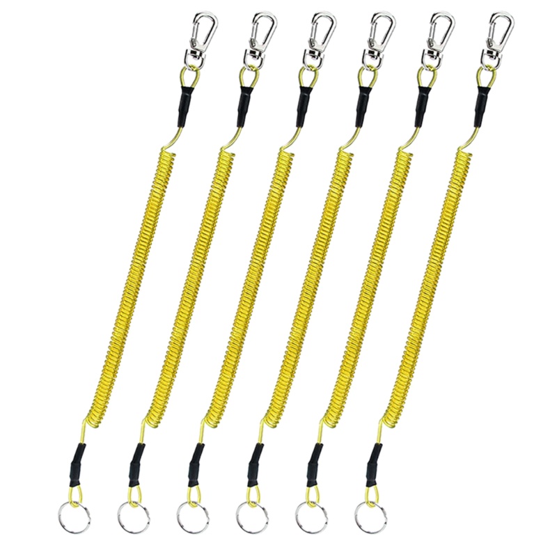 Bộ 6 Dây Lò Xo Buộc Mồi Câu Cá An Toàn Tiện Dụng