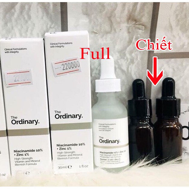 Serum Dưỡng Trắng Giảm Mụn và Thâm The Ordinary Niacinamide 10% + Zinc 1%